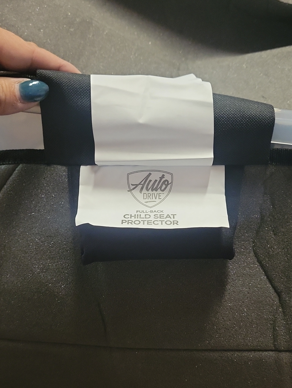 Auto Drive Rear Seat Protector - Black - Picture 2 of 4